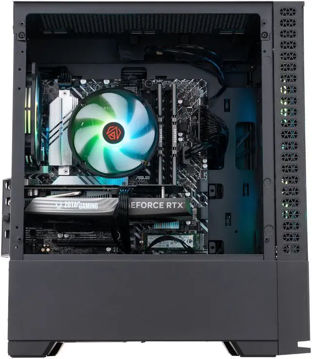 Alt view image 4 of 8 - ABS Cyclone Aqua Gaming PC - Windows 11 - Intel Core i5-13400F - GeForce RTX 4060 - DLSS 3 - AI-Powered Performance - 32GB DDR4 3200MHz - 1TB(512GB x2) NVMe SSD - CA13400F40605