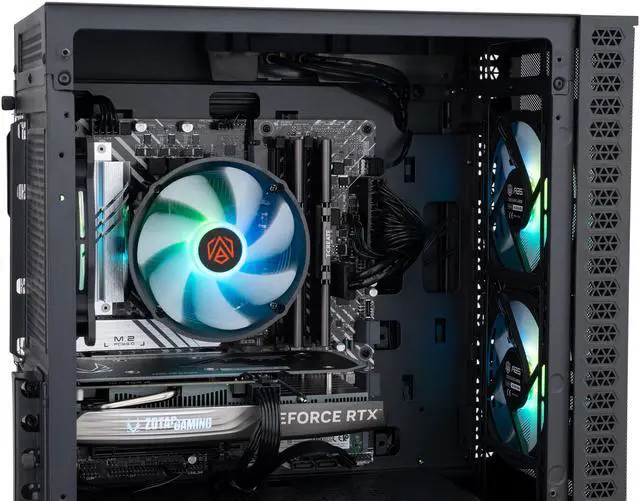 Alt view image 7 of 8 - ABS Cyclone Aqua Gaming PC - Windows 11 - Intel Core i5-13400F - GeForce RTX 4060 - DLSS 3 - AI-Powered Performance - 32GB DDR4 3200MHz - 1TB(512GB x2) NVMe SSD - CA13400F40605