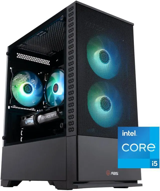 Main image of ABS Cyclone Aqua Gaming PC - Windows 11 - Intel Core i5-13400F - GeForce RTX 4060 - DLSS 3 - AI-Powered Performance - 32GB DDR4 3200MHz - 1TB(512GB x2) NVMe SSD - CA13400F40605