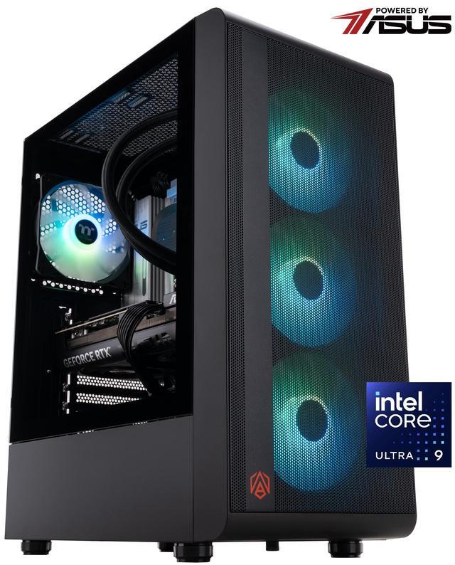 Main image of ABS Stratos Aqua Gaming PC Powered By Asus - Windows 11 - Intel Core Ultra 9 285K - GeForce RTX 5070 Ti - DLSS 4 - AI-Powered Performance - 32GB DDR5 6400MHz - 2TB M.2 NVMe SSD - SA285K5070TI2