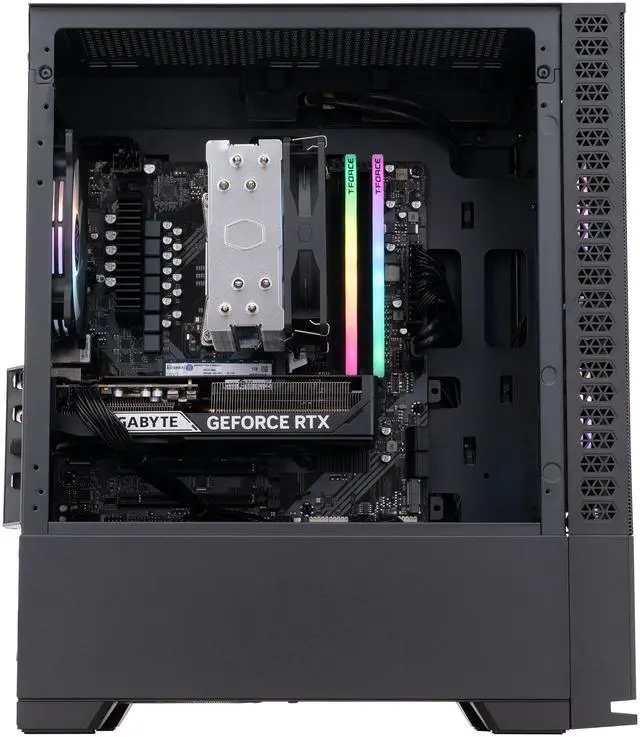 Alt view image 4 of 8 - ABS Cyclone Aqua Gaming PC - Windows 11 - AMD Ryzen 7 9700X - GeForce RTX 5060 TI 16G - DLSS 4 - AI-Powered Performance - 32GB DDR5 6000MHz - 1TB M.2 NVMe SSD - CA9700X5060TI