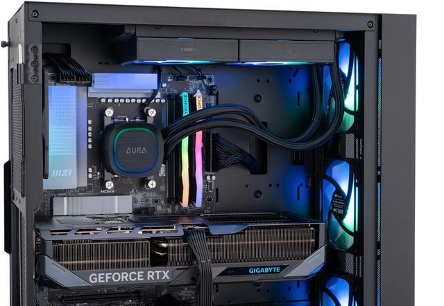Alt view image 7 of 8 - ABS Eurus Ruby Gaming PC - Windows 11 - AMD Ryzen 7 9800X3D - GeForce RTX 5070 Ti - DLSS 4 - AI-Powered Performance - 32GB DDR5 6400MHz - 2TB M.2 NVMe SSD - ER9800X3D5070TI4