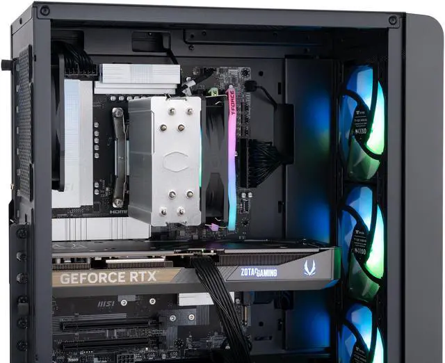 Alt view image 7 of 8 - ABS Stratos Ruby Gaming PC - Windows 11 - AMD Ryzen 7 7700X - GeForce RTX 5070 - DLSS 4 - AI-Powered Performance - 32GB DDR5 6000MHz - 1TB M.2 NVMe SSD - SR7700X50702