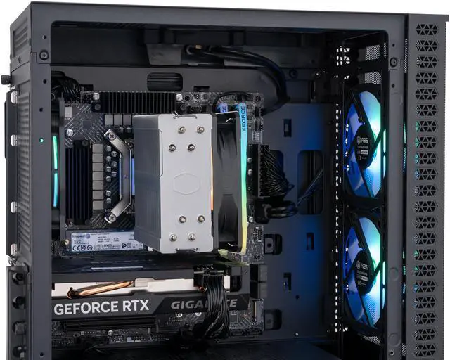 Alt view image 7 of 8 - ABS Cyclone Aqua Gaming PC - Windows 11 - Intel Core i7-14700F - GeForce RTX 4060 - DLSS 4 - AI-Powered Performance - 32GB DDR5 6000MHz - 1TB M.2 NVMe SSD - CA14700F40604
