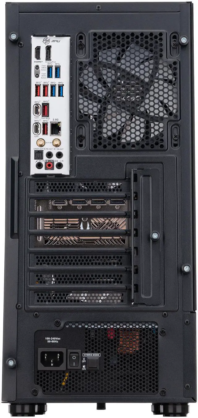 Alt view image 6 of 8 - ABS Stratos Aqua Gaming PC - Windows 11 - Intel Core i9-14900KF - GeForce RTX 5070 Ti - DLSS 4 - AI-Powered Performance - 32GB DDR5 6000MHz - 1TB M.2 NVMe SSD - SA7700X5070