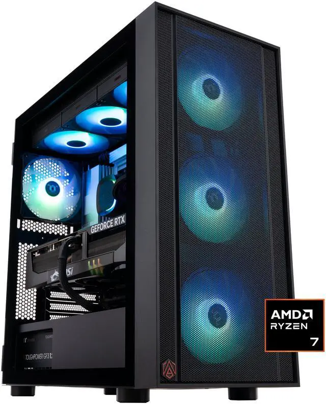 Main image of ABS Eurus Ruby Gaming PC - Windows 11 - AMD Ryzen 7 9800X3D - GeForce RTX 5090 - DLSS 4 - AI-Powered Performance - 32GB DDR5 6400MHz - 2TB M.2 NVMe SSD - ER9800X3D50904
