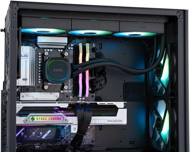 Alt view image 7 of 8 - ABS Eurus Ruby Gaming PC - Windows 11 - AMD Ryzen 7 7800X3D - Radeon RX 9070 XT - 32GB DDR5 6000MHz - 2TB M.2 NVMe SSD - AR7800X3D9070XT