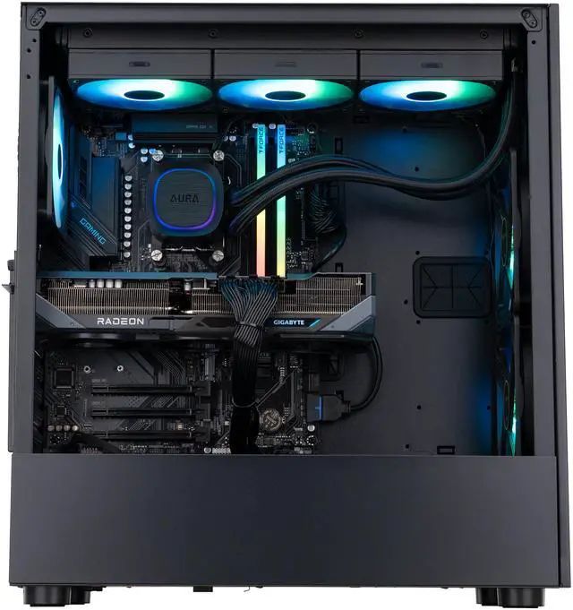 Alt view image 4 of 8 - ABS Aeolian Ruby Gaming PC - Windows 11 - AMD Ryzen 7 9800X3D - Radeon RX 9070 XT - 32GB DDR5 6000MHz - 2TB M.2 NVMe SSD - AR9800X3D9070XT