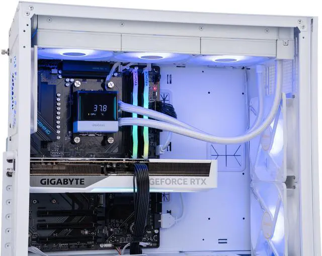 Alt view image 7 of 8 - ABS Aeolian Ruby Gaming PC - Windows 11 - AMD Ryzen 7 7800X3D - GeForce RTX 5070 Ti - DLSS 4 - AI-Powered Performance - 32GB DDR5 6000MHz - 2TB M.2 NVMe SSD - AR7800X3D5070TI