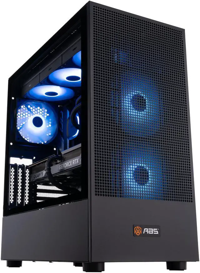 Alt view image 2 of 8 - ABS Aeolian Aqua Gaming PC - Windows 11 - Intel Core Ultra 9 285K - GeForce RTX 5080 - DLSS 4 - AI-Powered Performance - 32GB DDR5 6400MHz - 2TB M.2 NVMe SSD - AA285K5080