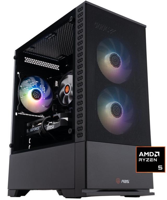 Main image of ABS Cyclone Ruby Gaming PC - Windows 11 - AMD Ryzen 5 9600X - GeForce RTX 5060 - DLSS 4 - AI-Powered Performance - 32GB DDR5 6000MHz - 1TB M.2 NVMe SSD - CR9600X5060