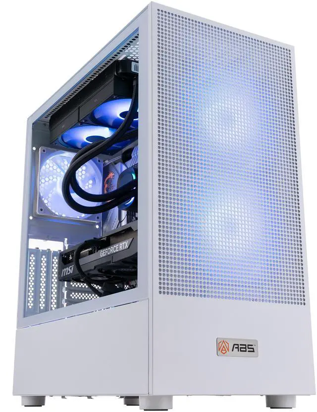 Alt view image 2 of 8 - ABS Aeolian Aqua Gaming PC - Windows 11 - Intel Core i9-14900KF - GeForce RTX 5070 Ti - DLSS 4 - AI-Powered Performance - 32GB DDR5 6000 - 2TB M.2 NVMe SSD - AA14900KF5070TI