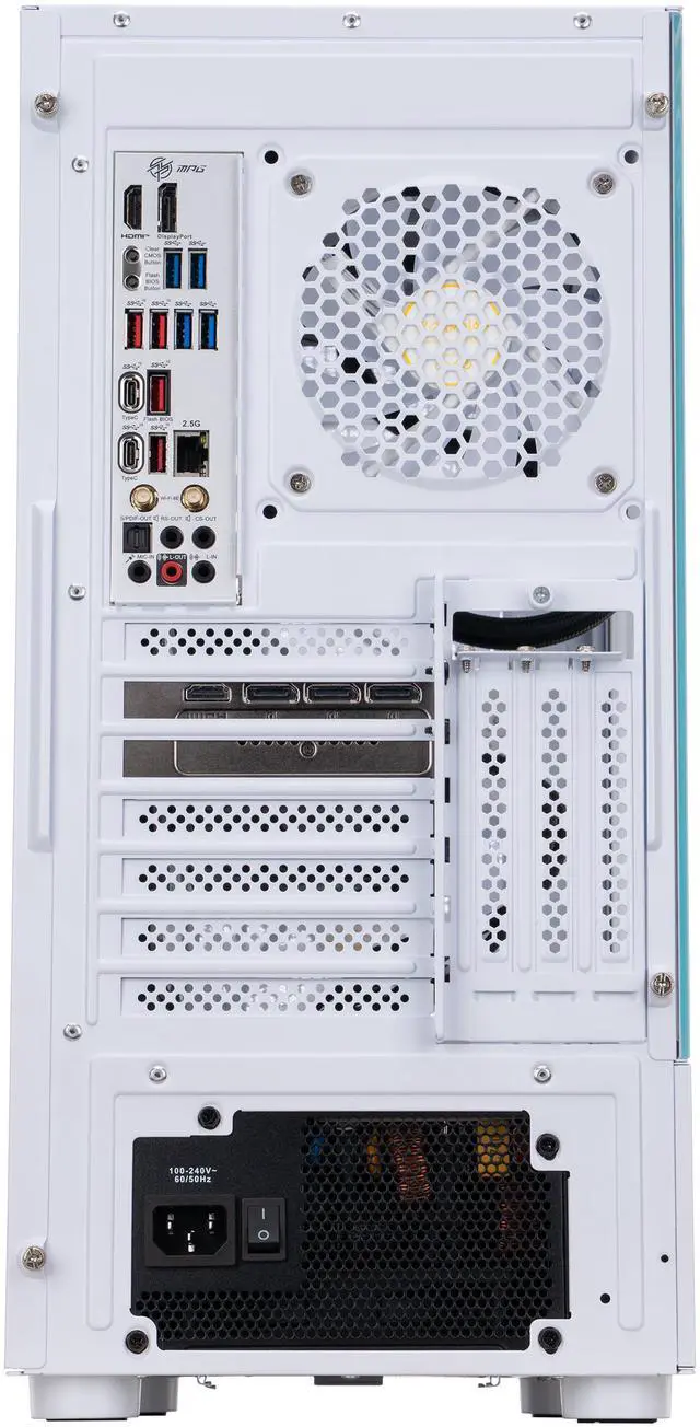 Alt view image 6 of 8 - ABS Aeolian Aqua Gaming PC - Windows 11 - Intel Core i9-14900KF - GeForce RTX 5070 Ti - DLSS 4 - AI-Powered Performance - 32GB DDR5 6000 - 2TB M.2 NVMe SSD - AA14900KF5070TI