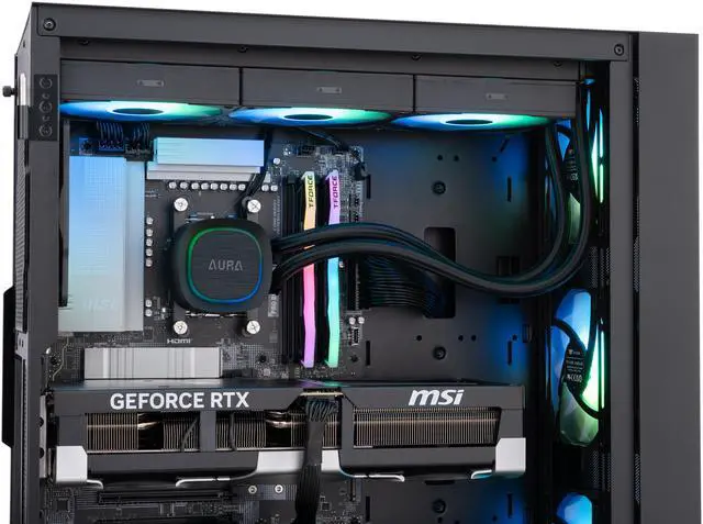 Alt view image 7 of 8 - ABS Eurus Ruby Gaming PC - Windows 11 - AMD Ryzen 9 9950X3D - GeForce RTX 5090 - DLSS 4 - AI-Powered Performance - 32GB DDR5 6400 - 2TB M.2 NVMe SSD - ER9950X3D50902