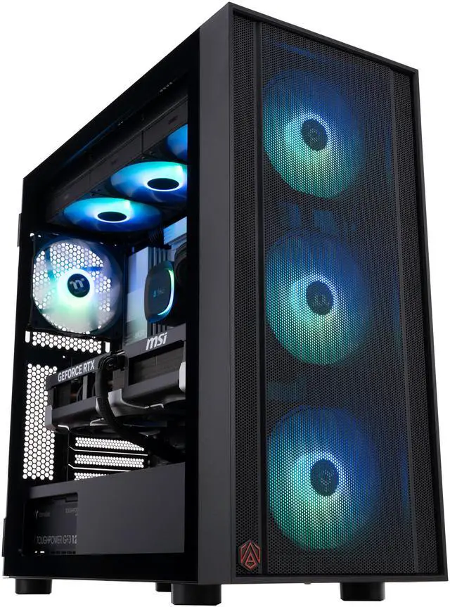 Alt view image 2 of 8 - ABS Eurus Ruby Gaming PC - Windows 11 - AMD Ryzen 9 9950X3D - GeForce RTX 5090 - DLSS 4 - AI-Powered Performance - 32GB DDR5 6400 - 2TB M.2 NVMe SSD - ER9950X3D50902