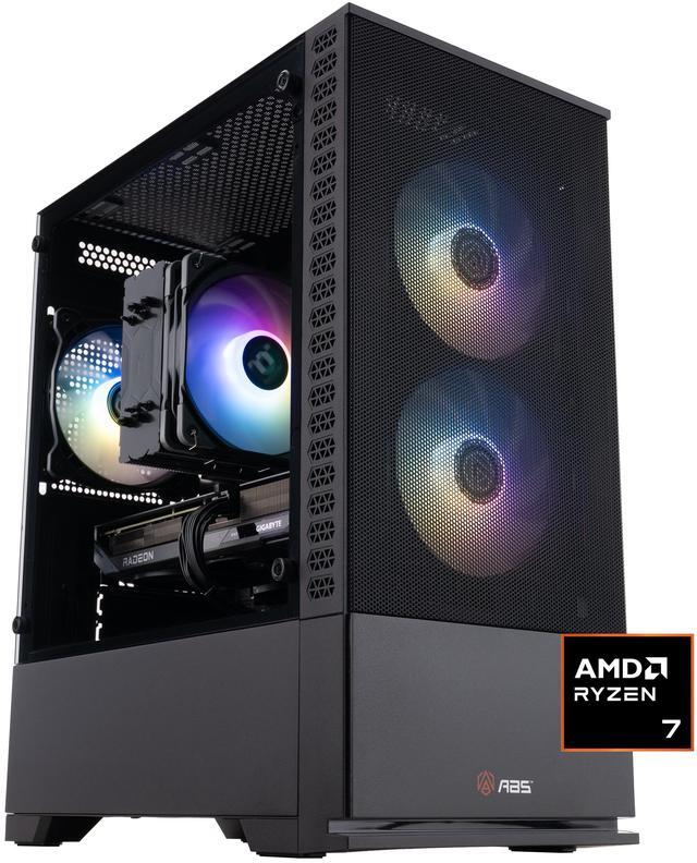 Main image of ABS Cyclone Ruby Gaming PC - Windows 11 - AMD Ryzen 7 9700X - Radeon RX 9060 XT - 32GB DDR5 6000 - 1TB M.2 NVMe SSD - CR9700X9060
