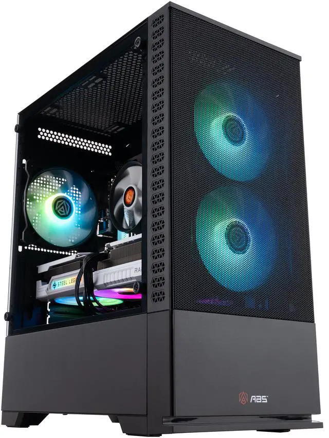 Alt view image 3 of 9 - ABS Cyclone Ruby Gaming PC - Windows 11 - AMD Ryzen 5 9600X - Radeon RX 9060 XT 16GB - 32GB DDR5 6000 - 1TB M.2 NVMe SSD - CR9600X9060XT16G