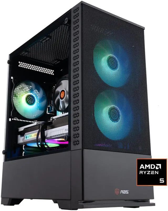 Main image of ABS Cyclone Ruby Gaming PC - Windows 11 - AMD Ryzen 5 9600X - Radeon RX 9060 XT 16GB - 32GB DDR5 6000 - 1TB M.2 NVMe SSD - CR9600X9060XT16G