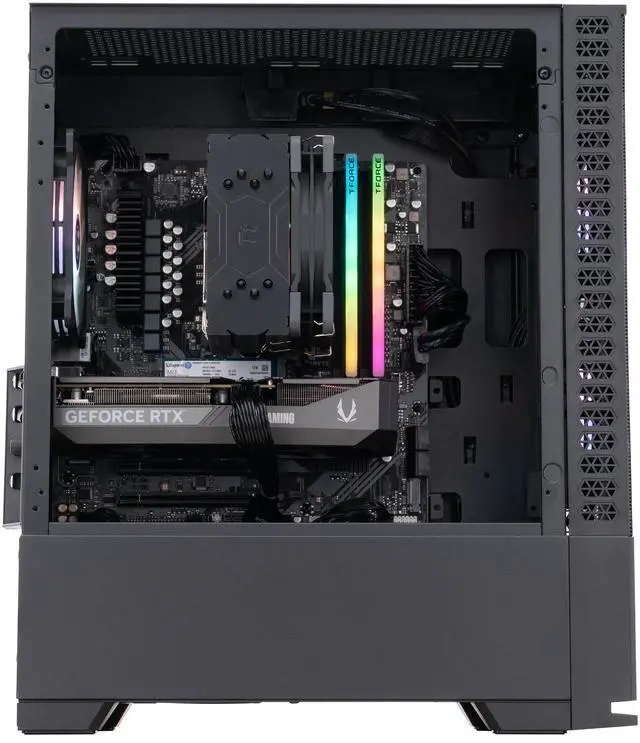 Alt view image 4 of 8 - ABS Cyclone Ruby Gaming PC - Windows 11 - AMD Ryzen 7 7700X - GeForce RTX 5060 Ti 16GB - DLSS 4 - AI-Powered Performance - 32GB DDR5 6000 - 1TB M.2 NVMe SSD - CR7700X5060TI2