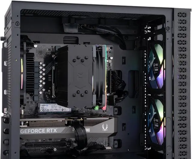 Alt view image 7 of 8 - ABS Cyclone Ruby Gaming PC - Windows 11 - AMD Ryzen 7 7700X - GeForce RTX 5060 Ti 16GB - DLSS 4 - AI-Powered Performance - 32GB DDR5 6000 - 1TB M.2 NVMe SSD - CR7700X5060TI2