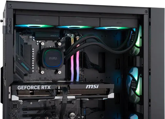 Alt view image 7 of 8 - ABS Eurus Ruby Gaming PC - Windows 11 - AMD Ryzen 7 9800X3D - GeForce RTX 5080 - DLSS 4 - AI-Powered Performance - 32GB DDR5 6400MHz - 2TB M.2 NVMe SSD - ER9800X3D50807