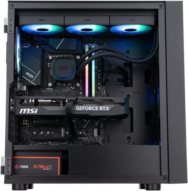 Alt view image 4 of 8 - ABS Eurus Aqua Gaming PC - Windows 11 - Intel Core i9-14900KF - GeForce RTX 5070 Ti -  DLSS 4 - AI-Powered Performance - 32GB DDR5 6400 - 2TB M.2 NVMe SSD - EA14900KF5070TI2