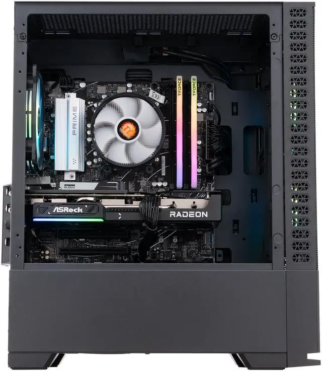 Alt view image 4 of 8 - ABS Cyclone Ruby Gaming PC - Windows 11 - AMD Ryzen 5 9600X - Radeon RX 9060 XT - AI-Powered Performance - 32GB DDR5 6400MHz - 1TB M.2 NVMe SSD - CR9600X9060XT16GB2