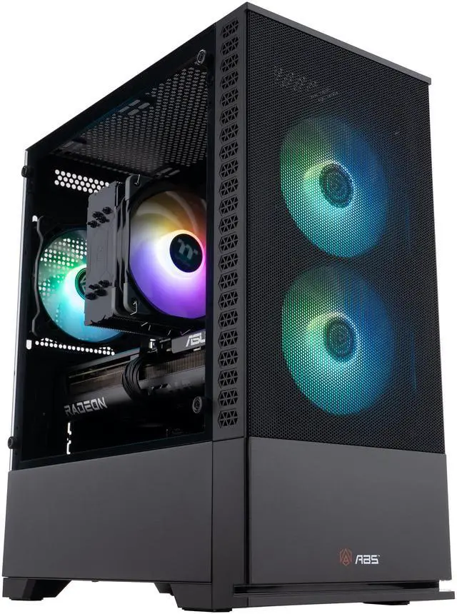 Alt view image 2 of 8 - ABS Cyclone Ruby Gaming PC - Windows 11 - AMD Ryzen 7 9700X - Radeon 9060 XT - 32GB DDR5 6400MHz - 1TB M.2 NVMe SSD - CR9700X9060XT16GB3