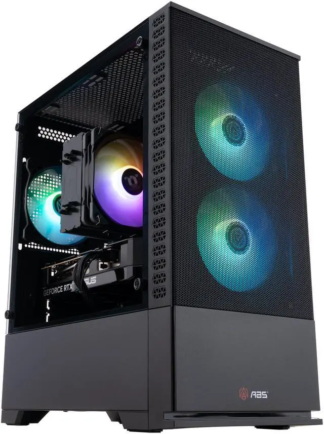 Alt view image 2 of 8 - ABS Cyclone Ruby Gaming PC -  Powered by Asus - Windows 11 - AMD Ryzen 7 9700X - GeForce RTX 5060 Ti -  DLSS 4 - AI-Powered Performance - 32GB DDR5 6400 - 1TB M.2 NVMe SSD - CR9700X5060TI3