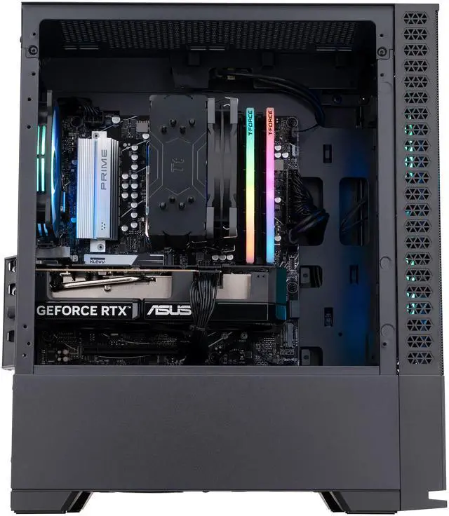 Alt view image 4 of 8 - ABS Cyclone Ruby Gaming PC -  Powered by Asus - Windows 11 - AMD Ryzen 7 9700X - GeForce RTX 5060 Ti -  DLSS 4 - AI-Powered Performance - 32GB DDR5 6400 - 1TB M.2 NVMe SSD - CR9700X5060TI3