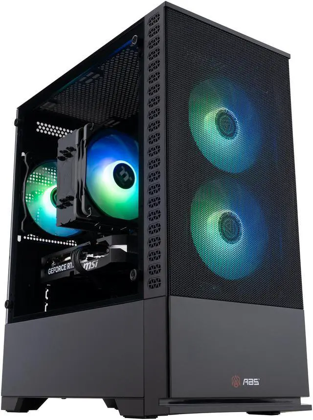 Alt view image 2 of 8 - ABS Cyclone Ruby Gaming PC - Windows 11 - AMD Ryzen 7 9700X - GeForce RTX 5060 - 32GB DDR5 6400 - 1TB M.2 NVMe SSD - CR9700X50602