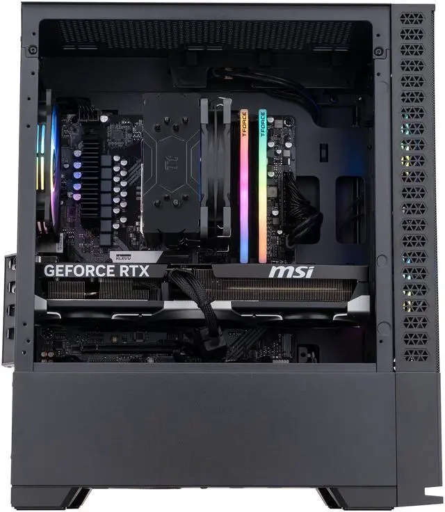 Alt view image 4 of 8 - ABS Cyclone Ruby Gaming PC - Windows 11 - AMD Ryzen 7 9700X - GeForce RTX 5070 -  DLSS 4 - AI-Powered Performance - 32GB DDR5 6400 - 1TB M.2 NVMe SSD - CR9700X50703