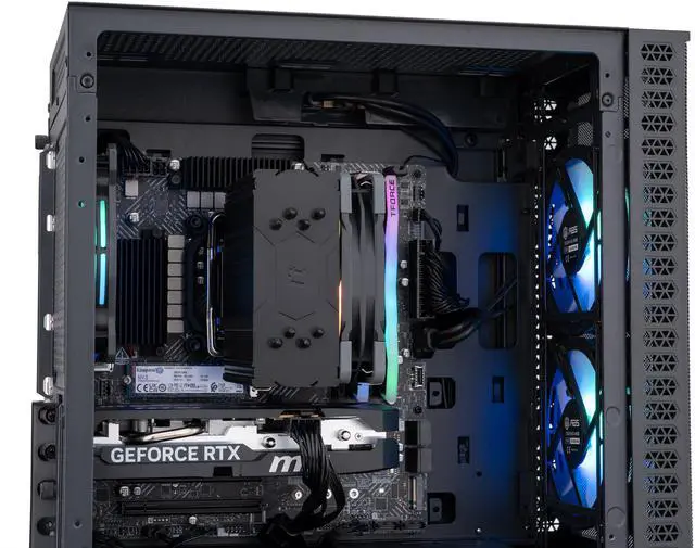 Alt view image 6 of 8 - ABS Cyclone Aqua Gaming PC - Windows 11 - Intel Core i7-14700F - GeForce RTX 5060 -  DLSS 4 - AI-Powered Performance - 32GB DDR5 6400 - 1TB M.2 NVMe SSD - CA14700F50602