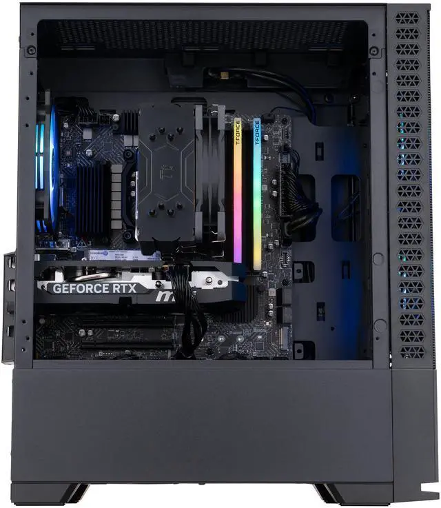 Alt view image 5 of 8 - ABS Cyclone Aqua Gaming PC - Windows 11 - Intel Core i7-14700F - GeForce RTX 5060 -  DLSS 4 - AI-Powered Performance - 32GB DDR5 6400 - 1TB M.2 NVMe SSD - CA14700F50602
