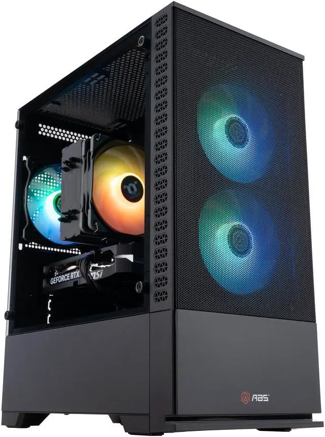 Alt view image 2 of 8 - ABS Cyclone Aqua Gaming PC - Windows 11 - Intel Core i7-14700F - GeForce RTX 5060 -  DLSS 4 - AI-Powered Performance - 32GB DDR5 6400 - 1TB M.2 NVMe SSD - CA14700F50602