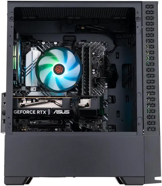 Alt view image 4 of 8 - ABS Cyclone Aqua Gaming PC Powered by Asus - Windows 11 - Intel Core i5-14400F - GeForce RTX 5060 -  DLSS 4 - AI-Powered Performance - 32GB DDR4 3200 - 1TB M.2 NVMe SSD - CA14400F50602