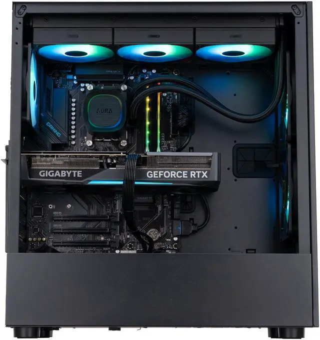 Alt view image 3 of 7 - ABS Aeolian Ruby Gaming PC - Windows 11 - AMD Ryzen 7 7800X3D - GeForce RTX 5070 Ti -  DLSS 4 - AI-Powered Performance - 32GB DDR5 6000 - 2TB M.2 NVMe SSD - AR7800X3D5070TI3