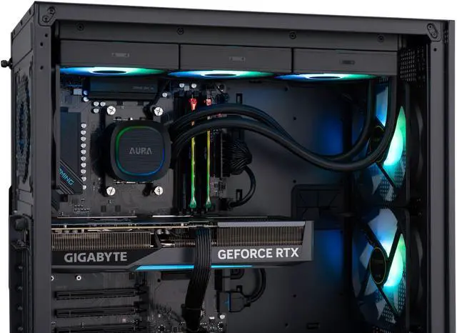 Alt view image 6 of 7 - ABS Aeolian Ruby Gaming PC - Windows 11 - AMD Ryzen 7 7800X3D - GeForce RTX 5070 Ti -  DLSS 4 - AI-Powered Performance - 32GB DDR5 6000 - 2TB M.2 NVMe SSD - AR7800X3D5070TI3