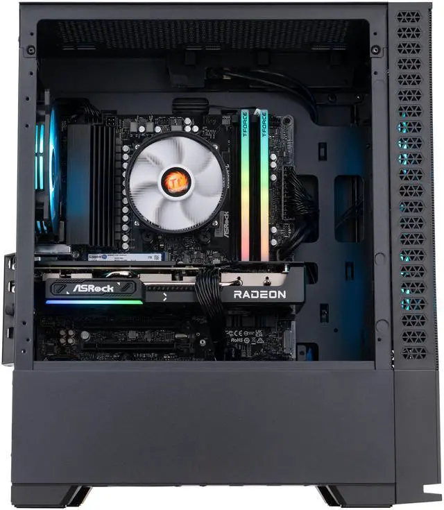 Alt view image 4 of 8 - ABS Cyclone Ruby Gaming PC - Windows 11 - AMD Ryzen 5 9600X - Radeon RX 9060 XT - 32GB DDR5 6400 - 1TB M.2 NVMe SSD - CR9600X9060XT16GB3