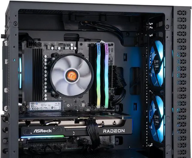 Alt view image 7 of 8 - ABS Cyclone Ruby Gaming PC - Windows 11 - AMD Ryzen 5 9600X - Radeon RX 9060 XT - 32GB DDR5 6400 - 1TB M.2 NVMe SSD - CR9600X9060XT16GB3
