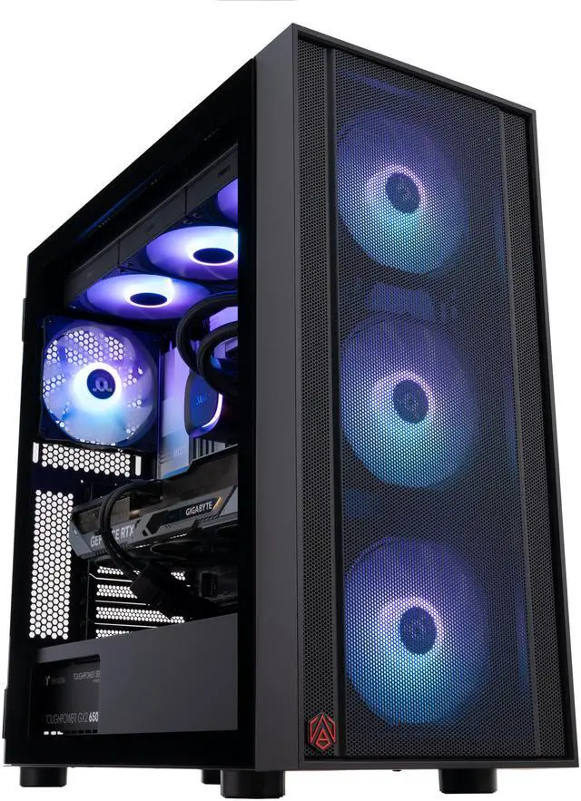 Alt view image 2 of 8 - ABS Eurus Ruby Gaming PC - Windows 11 - AMD Ryzen 7 7800X3D - GeForce RTX 5070 - DLSS 4 - AI-Powered Performance - 32GB DDR5 6400MHz - 2TB M.2 NVMe SSD - ER7800X3D5070