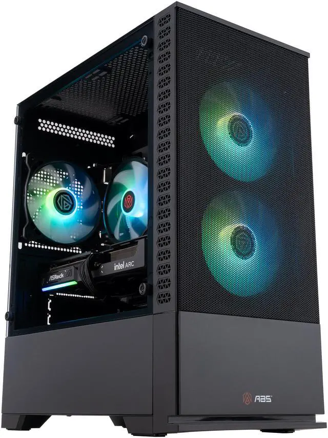 Alt view image 2 of 8 - ABS Cyclone Aqua Gaming PC - Windows 11 Home - Intel Core i5-13400F - Intel Arc B580 - 32GB DDR4 3200 - 1TB M.2 NVMe SSD - CA13400FB5802