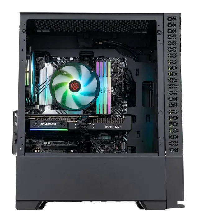 Alt view image 4 of 8 - ABS Cyclone Aqua Gaming PC - Windows 11 Home - Intel Core i5-13400F - Intel Arc B580 - 32GB DDR4 3200 - 1TB M.2 NVMe SSD - CA13400FB5802