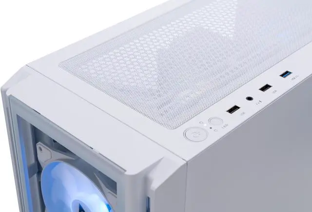Alt view image 5 of 8 - ABS Flux Ruby Gaming PC - Windows 11 - AMD Ryzen 7 7800X3D - Radeon RX 9070 XT - DLSS 4 - AI-Powered Performance - 32GB DDR5 6400MHz - 2TB M.2 NVMe SSD - FR7800X3D9070XT