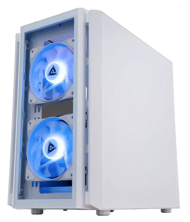 Alt view image 8 of 8 - ABS Flux Ruby Gaming PC - Windows 11 - AMD Ryzen 7 7800X3D - Radeon RX 9070 XT - DLSS 4 - AI-Powered Performance - 32GB DDR5 6400MHz - 2TB M.2 NVMe SSD - FR7800X3D9070XT