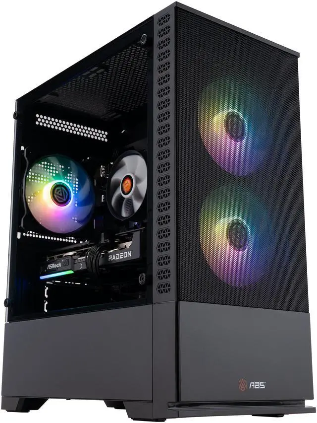 Alt view image 2 of 8 - ABS Cyclone Ruby Gaming PC - Windows 11 - AMD Ryzen 5 9600X - Radeon RX 9060 XT -  32GB DDR5 6000 - 1TB M.2 NVMe SSD - CR9600X9060XT8GB