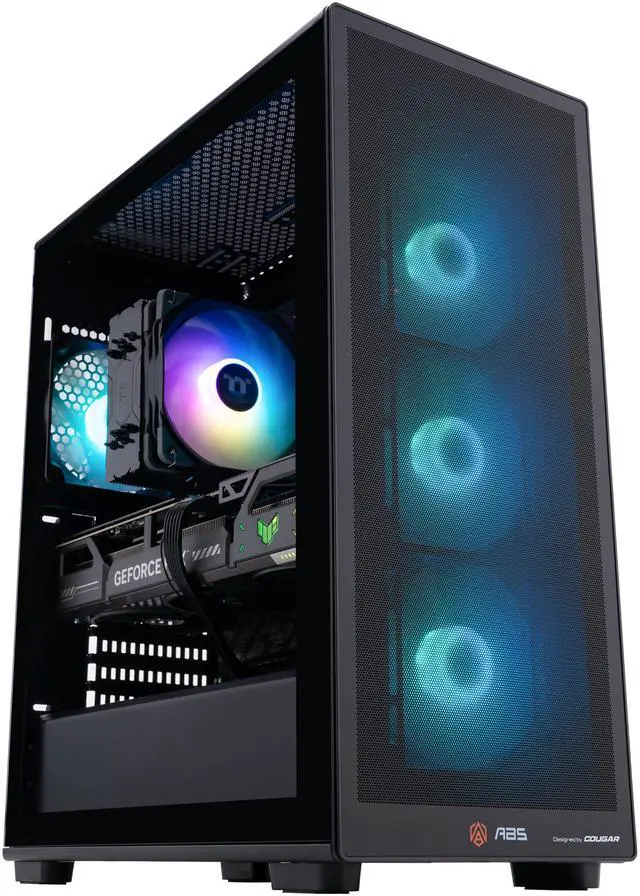Alt view image 2 of 8 - ABS Stratos Aqua II Gaming PC - Windows 11 - Intel Core Ultra 7 265KF - GeForce RTX 5070 - DLSS 4 - AI-Powered Performance - 32GB DDR5 6400 - 2TB M.2 NVMe SSD - SA265KF50702