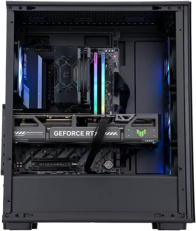 Alt view image 4 of 8 - ABS Stratos Aqua II Gaming PC - Windows 11 - Intel Core Ultra 7 265KF - GeForce RTX 5070 - DLSS 4 - AI-Powered Performance - 32GB DDR5 6400 - 2TB M.2 NVMe SSD - SA265KF50702