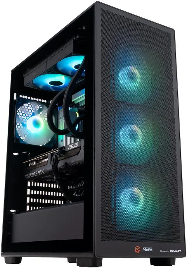 Alt view image 2 of 8 - ABS Stratos II Ruby Gaming PC - Windows 11 - AMD Ryzen 7 9800X3D - GeForce RTX 5090 - DLSS 4 - AI-Powered Performance - 32GB DDR5 6400MHz - 2TB M.2 NVMe SSD - SR9800X3D5080