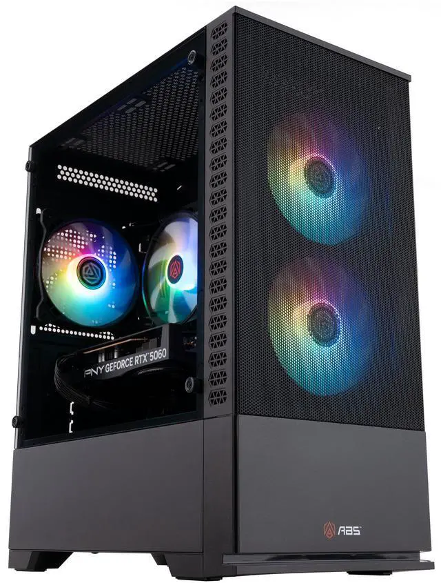 Main image of ABS Cyclone Aqua Gaming PC - Windows 11 - Intel Core 5 Processor 120 - GeForce RTX 5060 - DLSS 4 - AI-Powered Performance - 32GB DDR4 3200MHz - 1TB M.2 NVMe SSD - CA120F5060